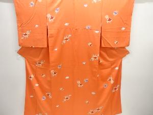 花模様小紋着物